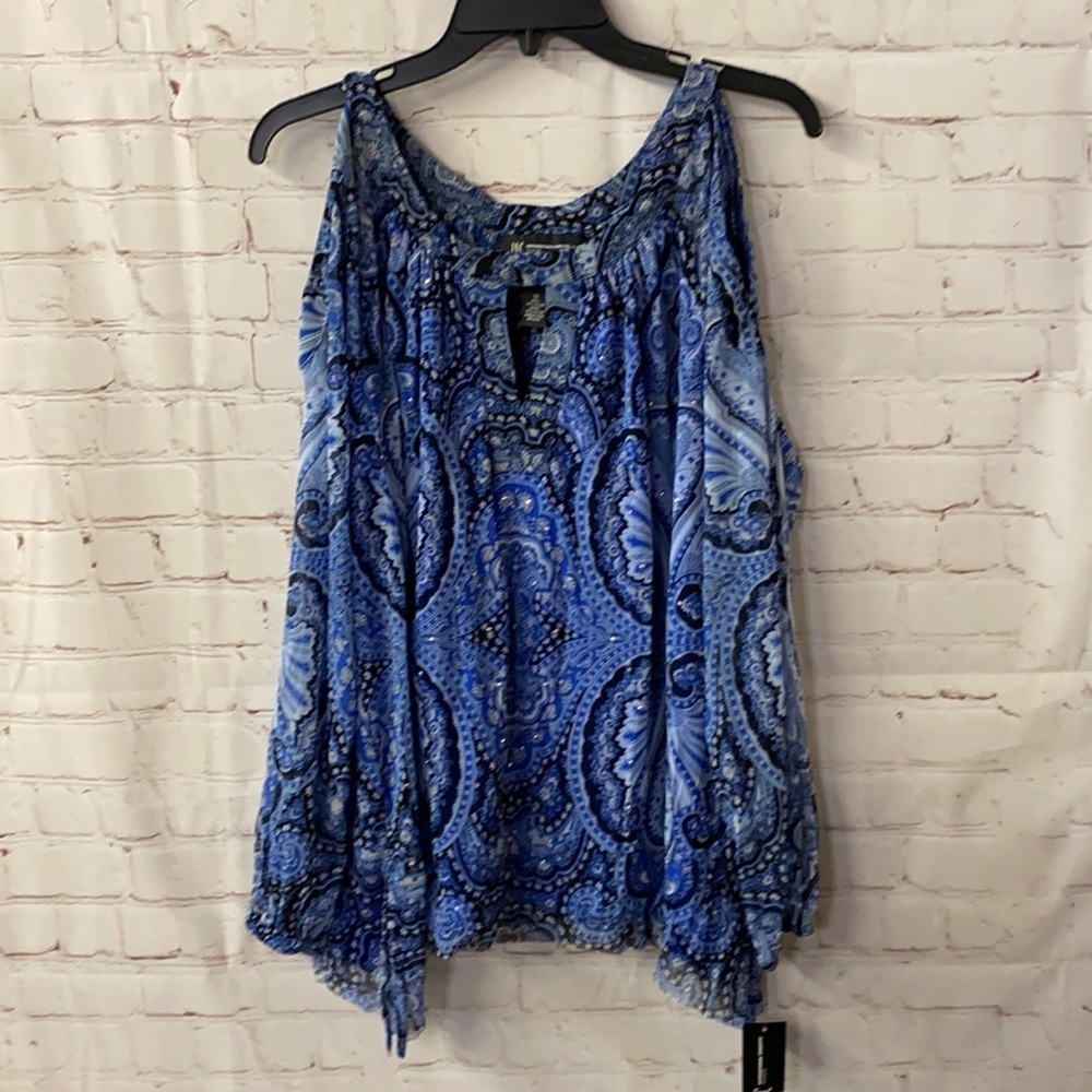 INC cold shoulder top size 1X- NWT